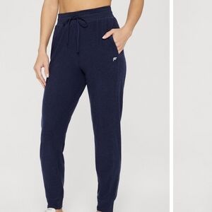 Fabletics Charcoal Gray Drawstring Jogger Pants
